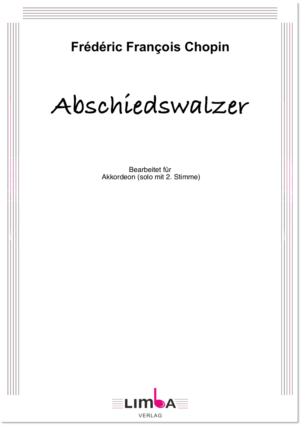 Abschiedswalzer von Chopin bearbeitet für Akkordeon