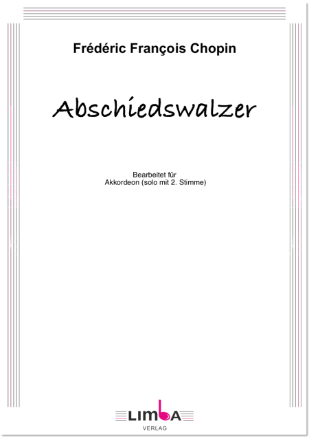 Abschiedswalzer von Chopin bearbeitet für Akkordeon