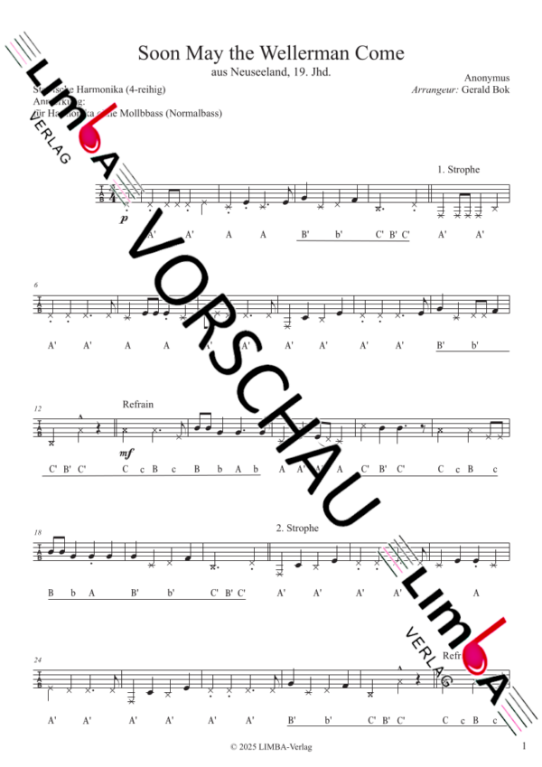 Wellerman (Soon May the Wellerman Come) (Steirische Harmonika) – Bild 2