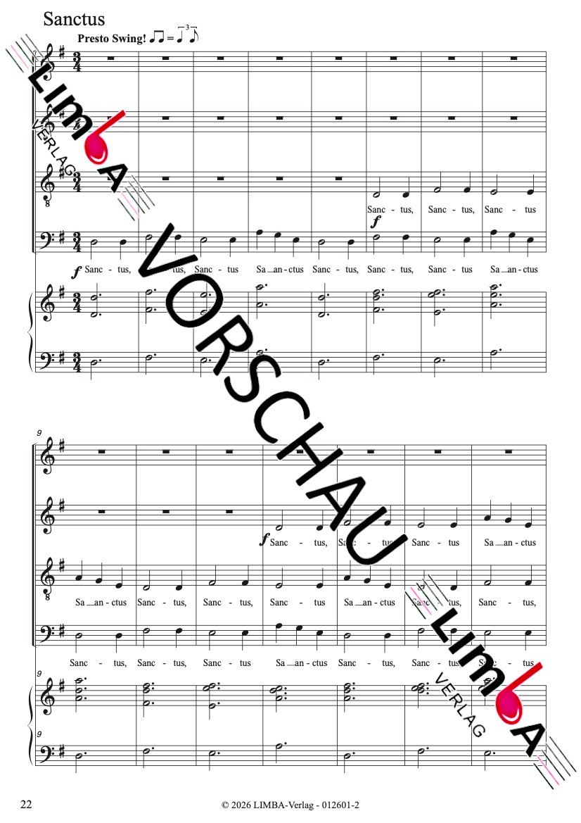 Eberhard Auer - Missa cum Sancto Spiritu (Klavierauszug) – Bild 4